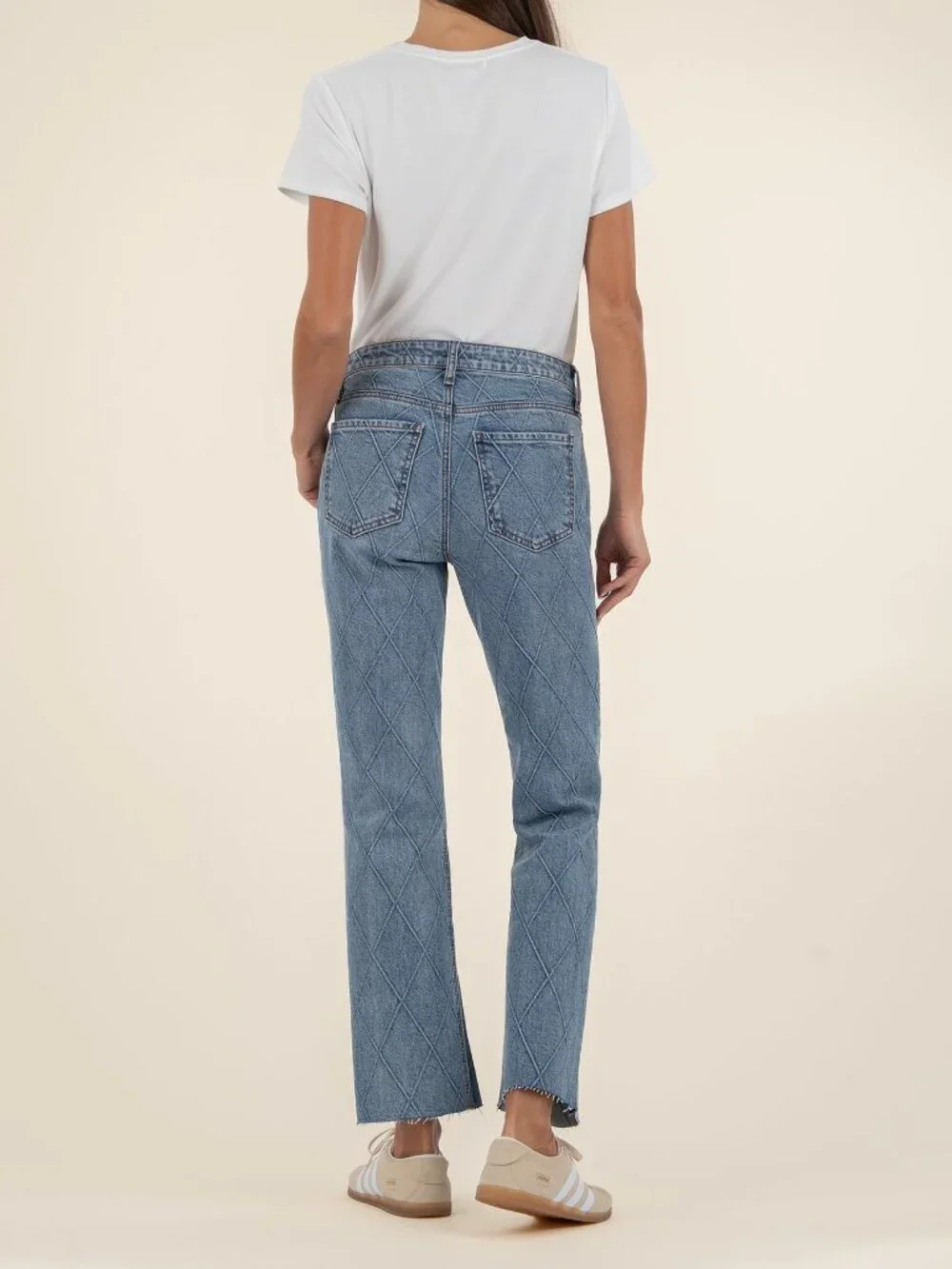 Kut from the Kloth Kelsey High Rise Ankle Flare Size 88 / Abloom W/Medium Base W - Picture 3 of 4